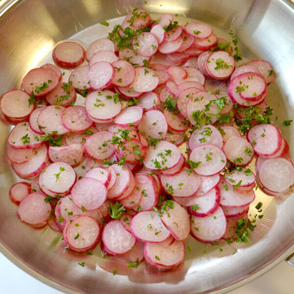 Sautéed Radishes