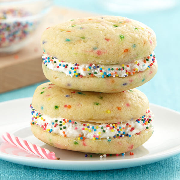 Birthday Cake Whoopie Pies