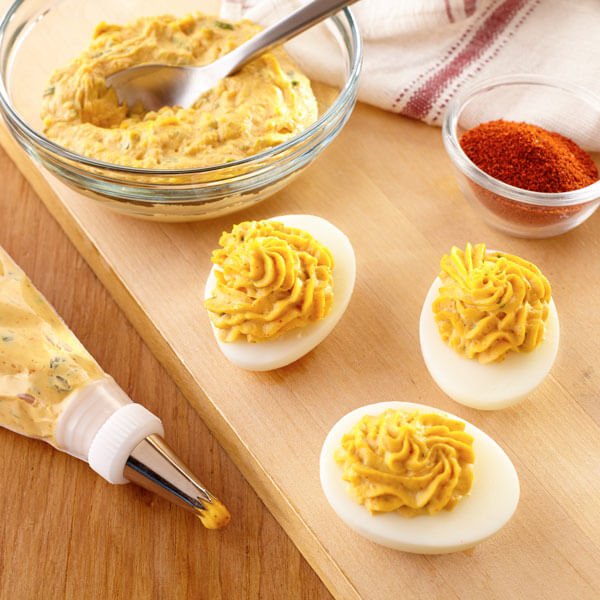 Spicy Deviled Eggs