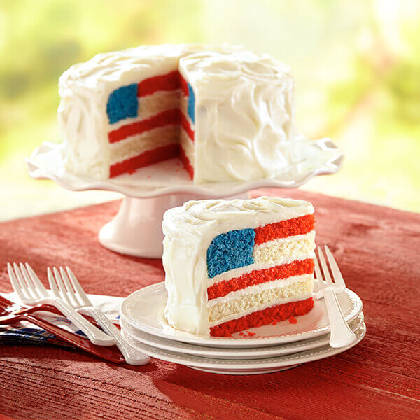 American Flag Cake