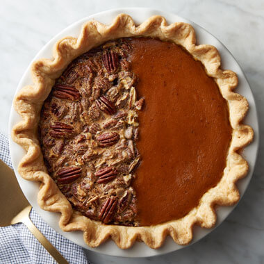 Pumpkin and Pecan Pie