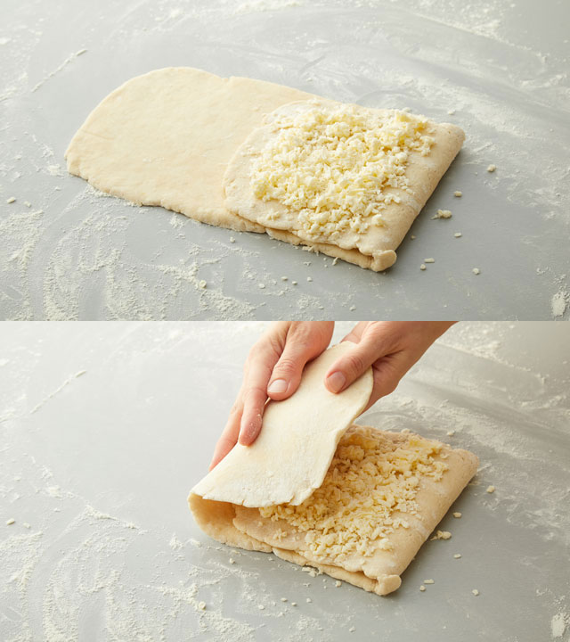 Folding Dough Down